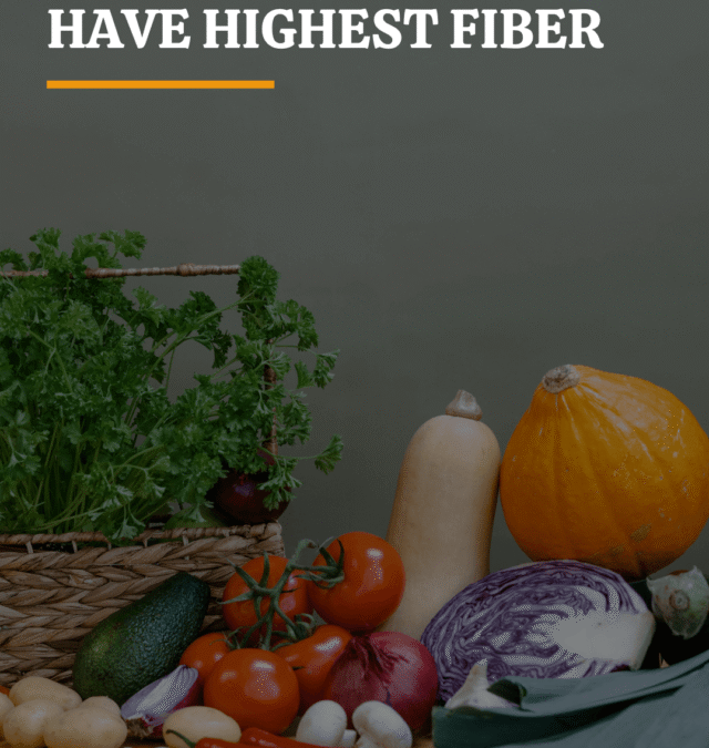 10 Vegetables That Have Highest Fiber Content